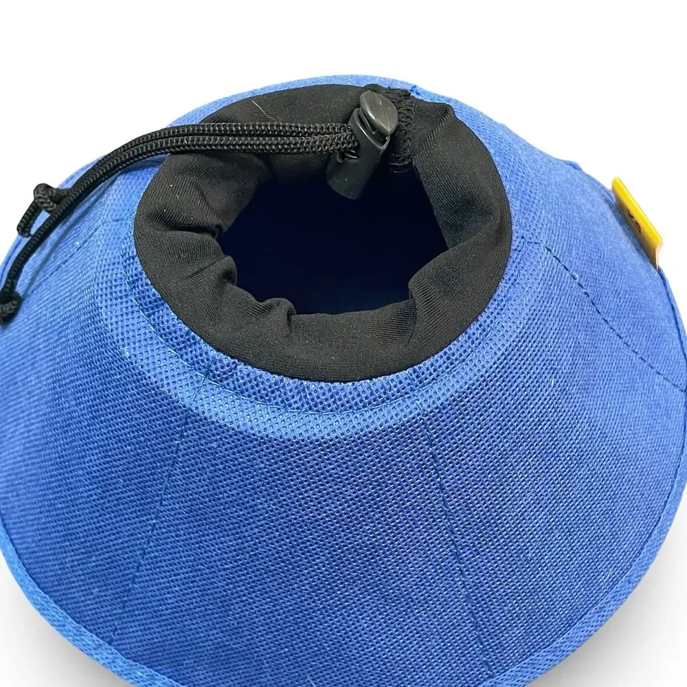 KVP EZ Soft Protective Recovery Sz XS Dog Cat Collar Blue Cinch-Tight Toggle